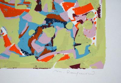 Marie RAYMOND - Composition non figuratif, 1954 - Original screenprint hand-signed and numbered 2