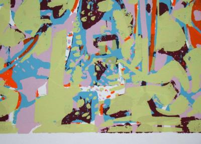 Marie RAYMOND - Composition non figuratif, 1954 - Original screenprint hand-signed and numbered 2