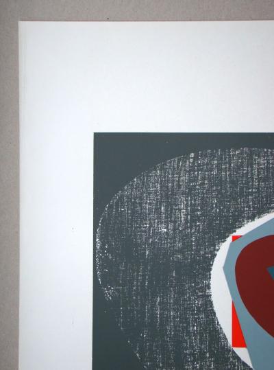 Georges BREUIL - Composition abstraite, 1954 - Sérigraphie originale signée et numérotée à la main 2
