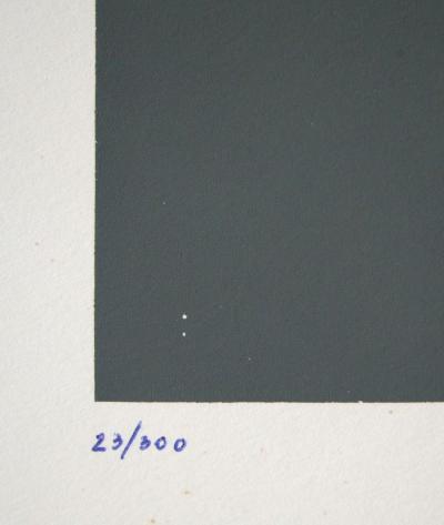 Georges BREUIL - Composition abstraite, 1954 - Sérigraphie originale signée et numérotée à la main 2