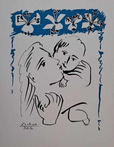 Pablo Picasso (d’après) - Femmes du monde entier - Impression d’art signée