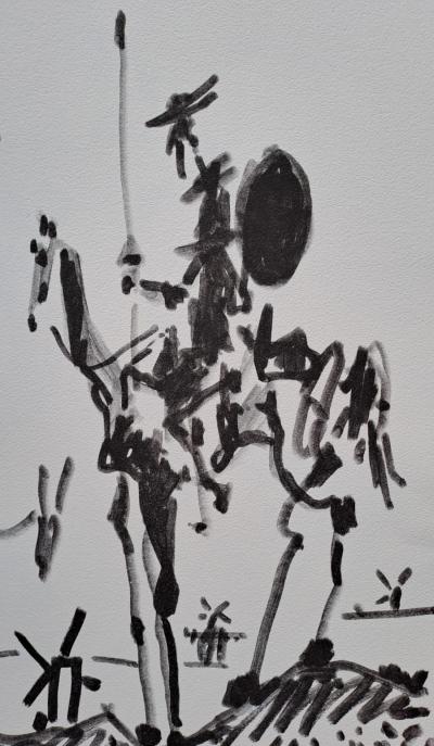 Pablo Picasso (d’après) - Don Quichotte - Impression d’art signée 2