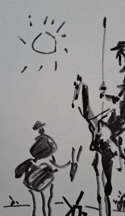 Pablo Picasso (d’après) - Don Quichotte - Impression d’art signée 2