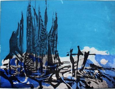 Rudolf Weissauer - Sans titre - Lithographie originale, signée et numérotée 2