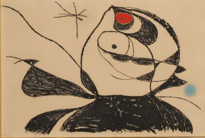 Joan Miro  Georges Duthuit, eau-forte et aquatinte en couleurs, 1976 2