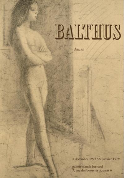 Balthus, Dessins, affiche originale,  1978 2