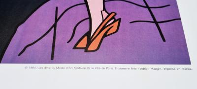 Valerio Adami, Interior, affiche originale exposition, 1984 2