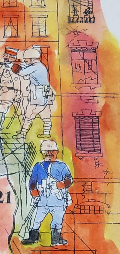 George Grosz - Ecce Homo - lithographie rehaussée 2
