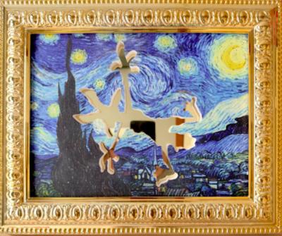 Sagrasse - I’m Sorry Vincent Van Gogh - Résine et poudre de marbre 2