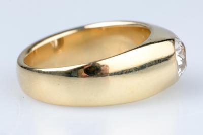 Bague solitaire en diamant de taille ancienne européenne 0,60 CT 2