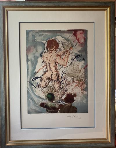 Salvador DALI - Sinbad the Sailor, 1978, original signed lithograph 2