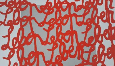 Holger Dammit - Leben, Leben, Leben! - Screen printing 2