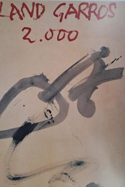 Antoni Tapies - Tournoi de Roland Garros 2000 - Impression offset 2