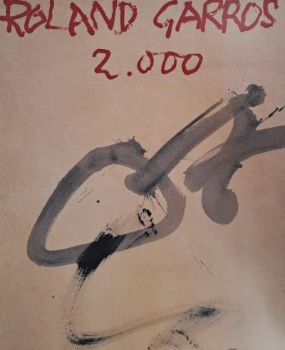 Antoni Tapies - Tournoi de Roland Garros 2000 - Impression offset 2