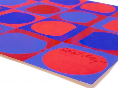 Victor Vasarely, La Lune en rodage, sérigraphie signée, 1963 2