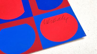 Victor Vasarely, La Lune en rodage, sérigraphie signée, 1963 2