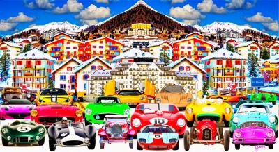 Gaudi .C - St-moritz--starting-ice-party (2025) - Hyperphotographie 2
