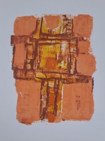 Orlando Pelayo - Composition III - Lithographie originale 2