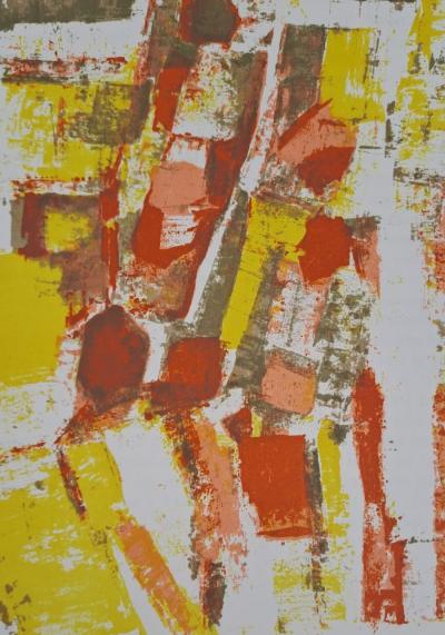 Orlando Pelayo - Composition IX - Lithographie originale 2