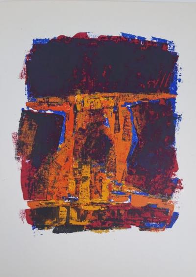 Orlando Pelayo - Composition V - Lithographie originale 2