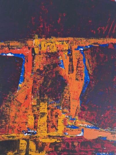 Orlando Pelayo - Composition V - Lithographie originale 2