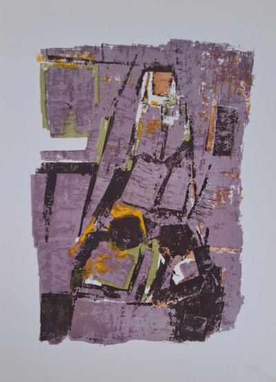 Orlando Pelayo - Composition X - Lithographie originale 2