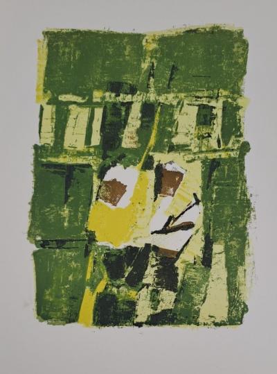 Orlando Pelayo - Composition XV - Lithographie originale 2