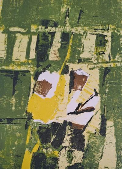 Orlando Pelayo - Composition XV - Lithographie originale 2