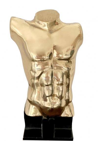 Miguel Berrocal, Torse épigastrique, sculpture laiton, 1989 2