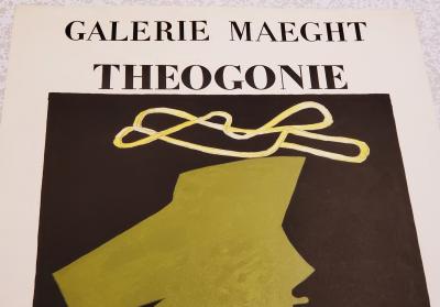 Georges Braque - Théogonie - Affiche lithographique, 1954 2