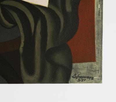 Roger De la Fresnaye (d’après), Les feuilles blanches, lithographie, 1966 2