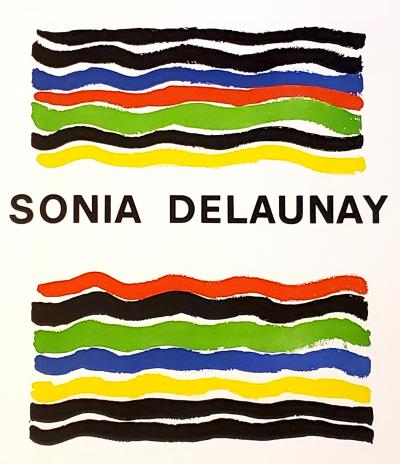 Sonia Delaunay - Avec moi-même - Lithographie 1970 2