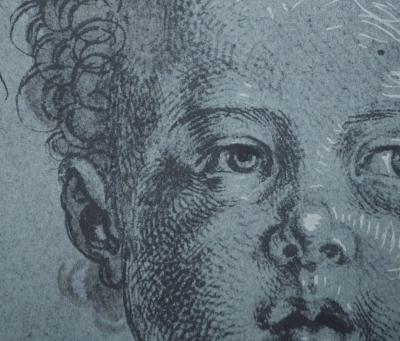 Albert DURER (d’après) - Visage d’enfant - Lithographie signée 2