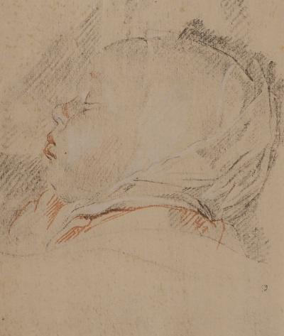 Cornelis DE VOS (d’après) - Enfant endormi - Lithographie 2