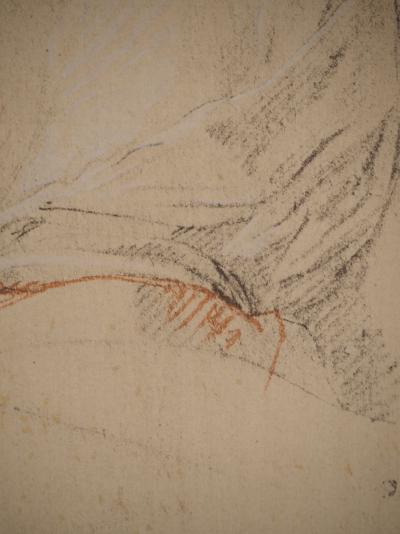 Cornelis DE VOS (d’après) - Enfant endormi - Lithographie 2