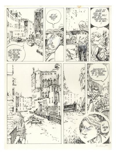 Denis Bodart - Venise - Planche originale à l’encre 2