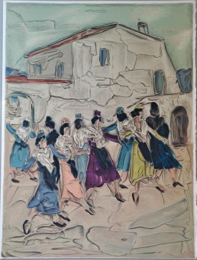 Toussaint d’Orcino - La danse des Arlésiennes - Lithographie originale 2