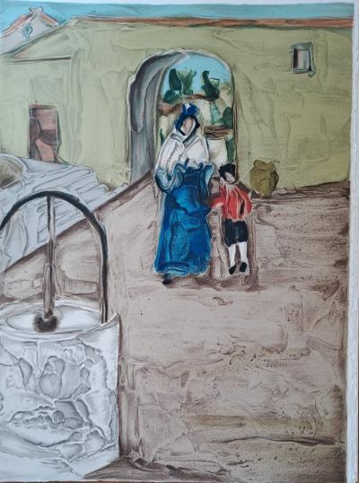 Toussaint d’Orcino - La femme et l’enfant- Lithographie originale 2