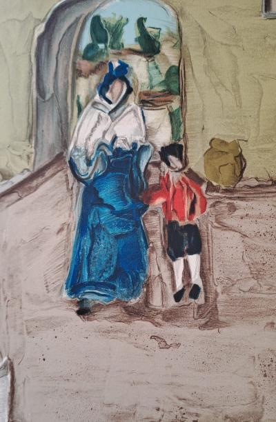 Toussaint d’Orcino - La femme et l’enfant- Lithographie originale 2