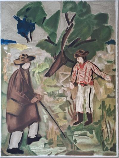 Toussaint d’Orcino - La rencontre - Lithographie originale 2