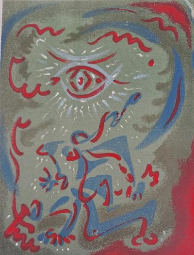 André Masson - L’oeil rouge - Lithographie originale 2