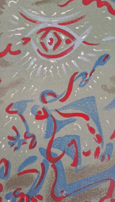 André Masson - L’oeil rouge - Lithographie originale 2