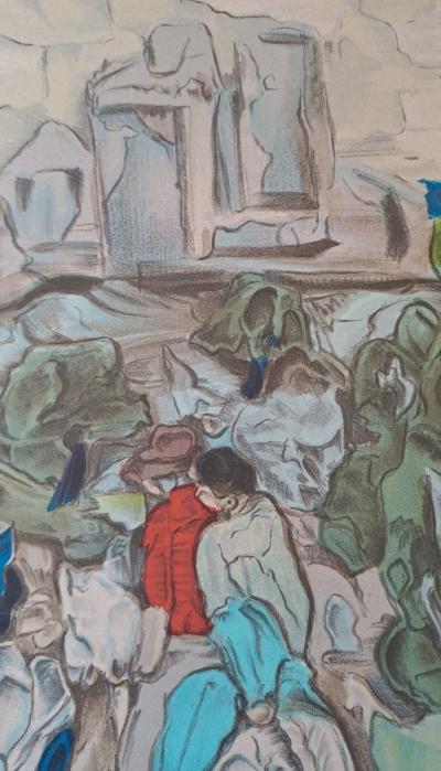 Toussaint d’Orcino - Un dimanche vers la ville - Lithographie originale 2