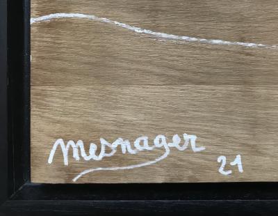 Jérôme MESNAGER - Hamac , 2021 - Acrylique sur bois signée 2