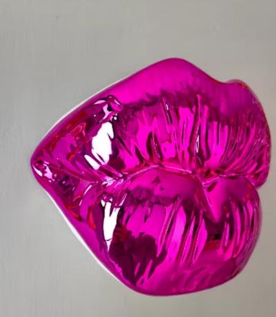 Sagrasse - Kiss Fushia - Résine et poudre de marbre 2