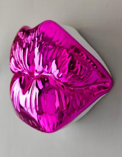 Sagrasse - Kiss Fushia - Résine et poudre de marbre 2