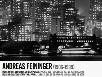 Andreas Feininger (d’après) - Downtown Manhattan at Night - Affiche offset 2