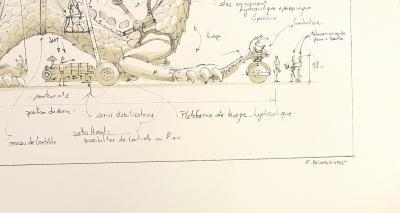 François DELAROZIERE - Le dragon - signée au crayon et numérotée 2