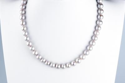 Collier Choker Perles Akoya AAA Avec Fermoir Or 18 Carats - Occasion