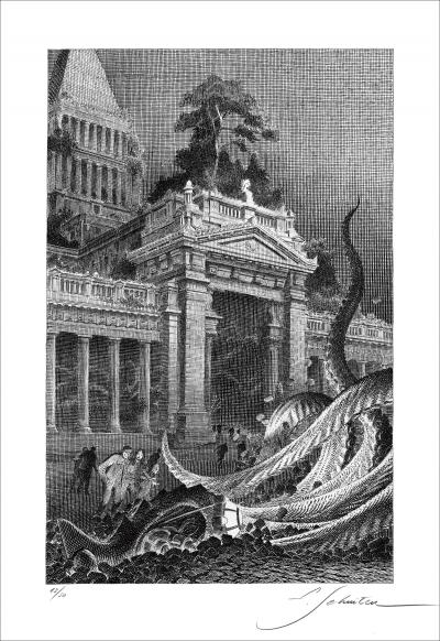 François SCHUITEN, Le retour du Capitaine Nemo, Le Palais, 2024, Digigraphie 2